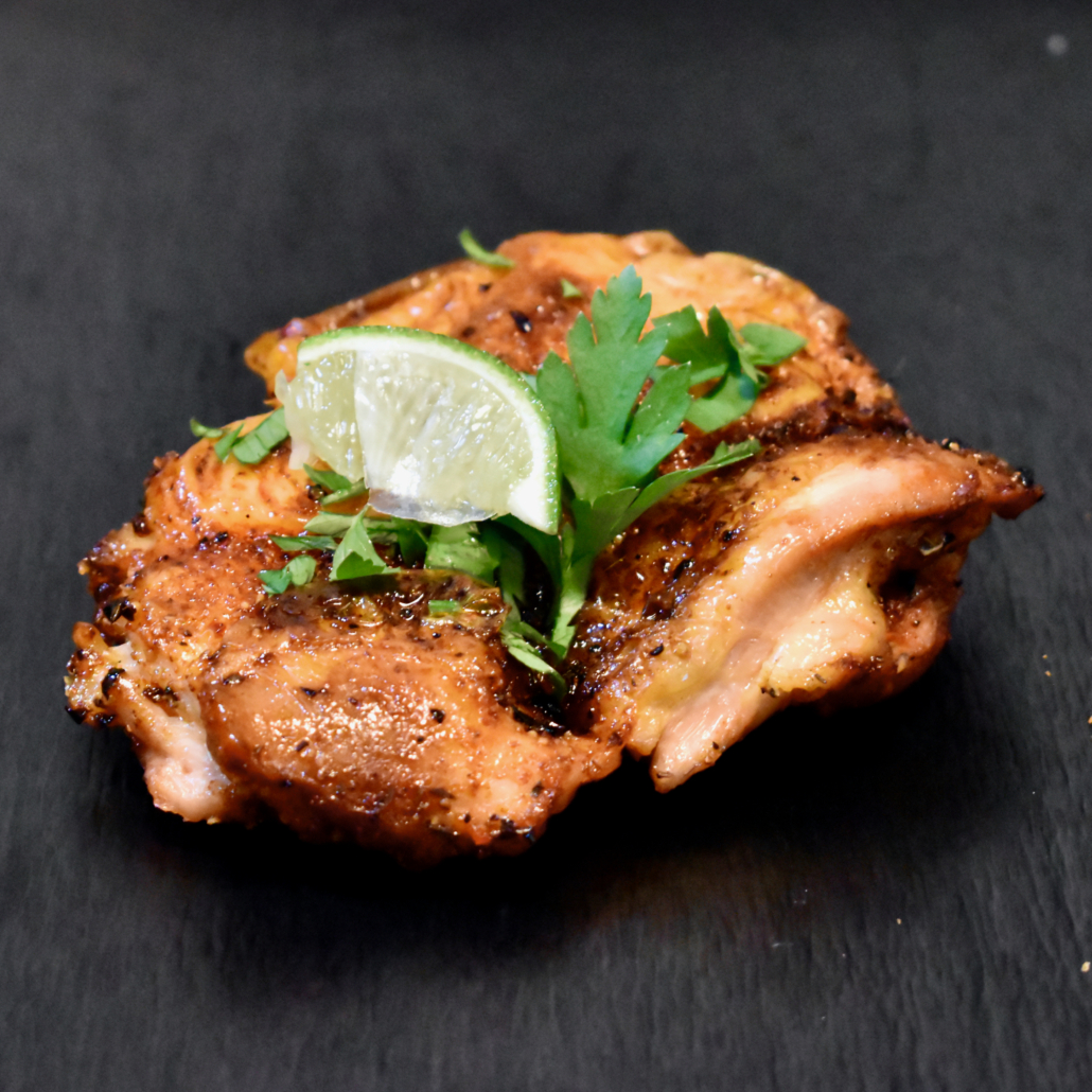 poulet araignée Blue Factory Restaurant BBQ Barbecue Chateau-Thébaud