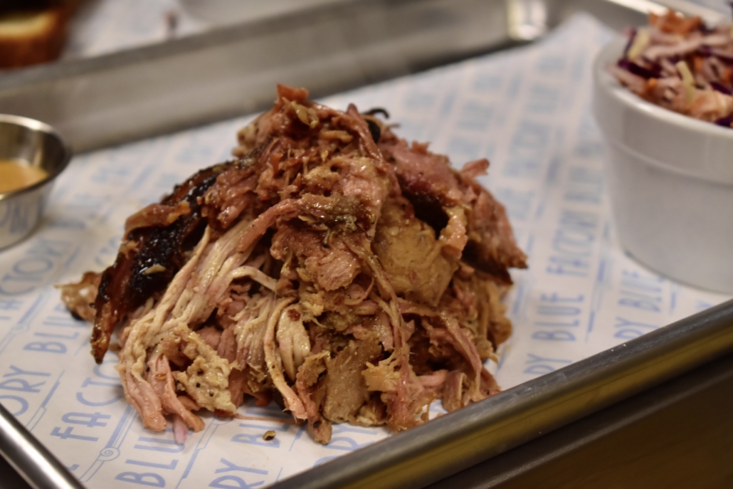 Pullpork cuit au barbecue Low & Slow restaurant Blue Factory Chateau Thébaud, Maisdon-sur-sèvres, Le Bignon, Aigrefeuille-sur-maine, Montbert