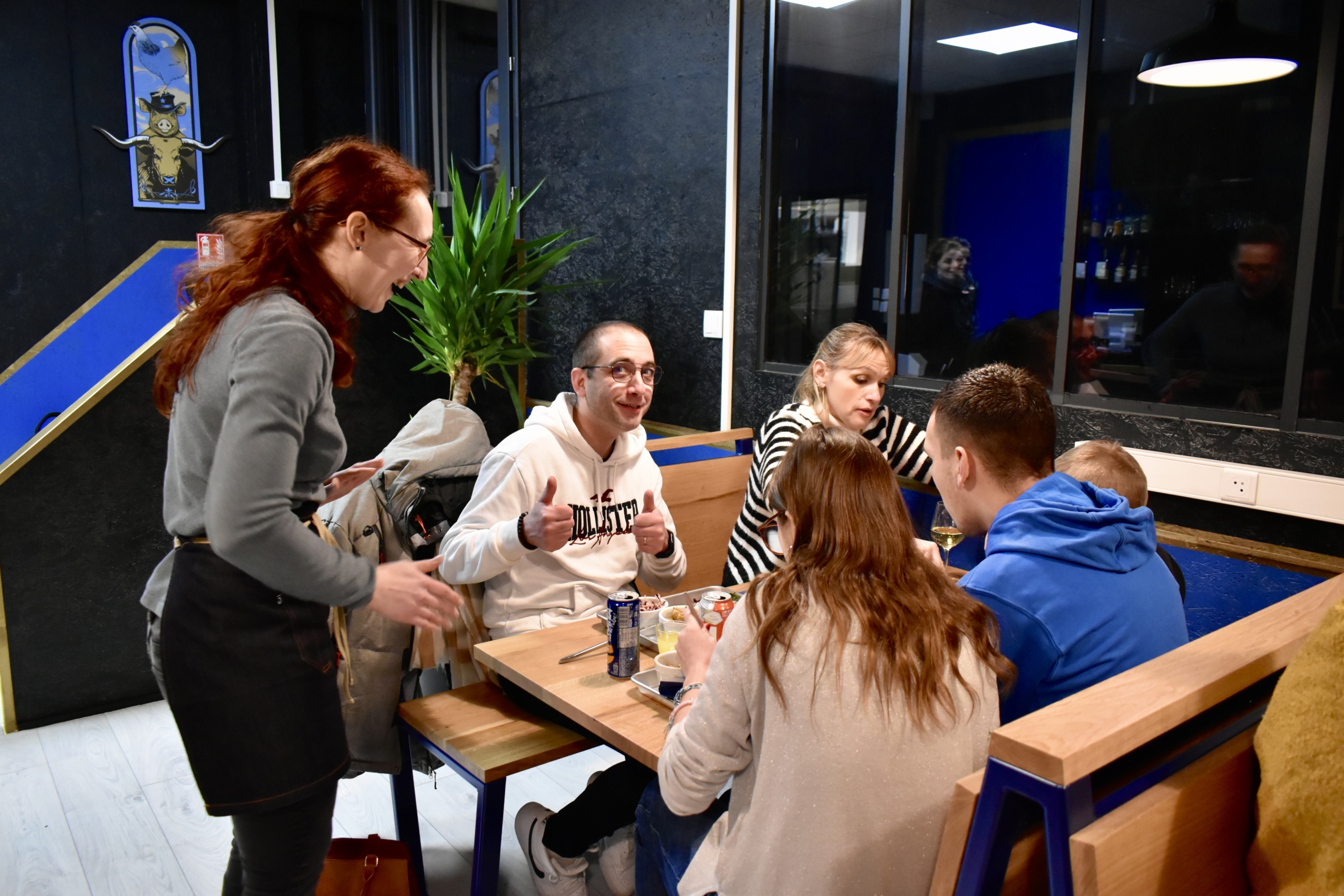 Service en salle restaurant Blue Factory Chateau Thébaud, Maisdon-sur-sèvres, Le Bignon, Aigrefeuille-sur-maine, Montbert